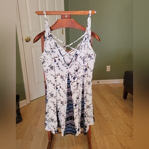 Gimmicks mini dress with criss criss front